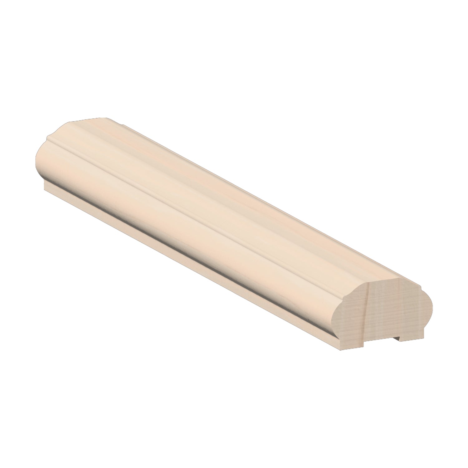 Handrail Maple With Groove 3 X 1 3 4 - Fancy - M509