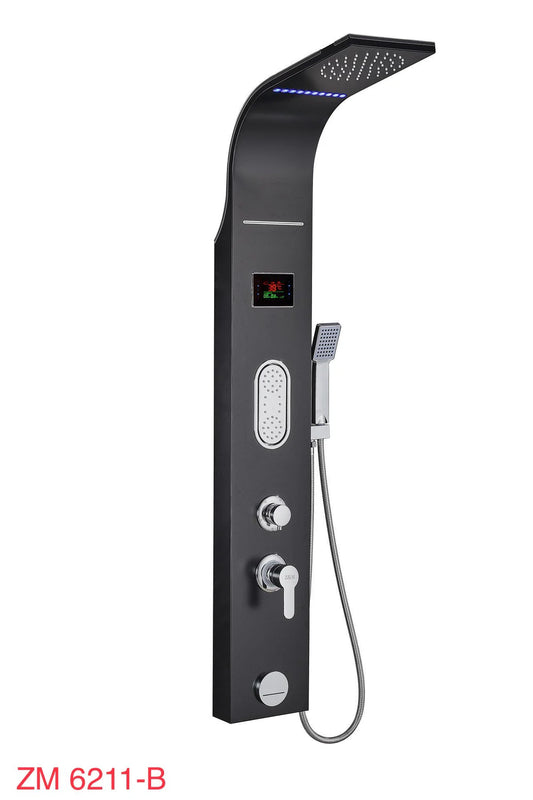 Luxury Shower Panel Tower with LCD Screen – ZM6211