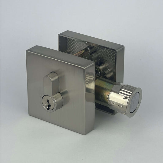 PorteGuard Door Lock - Heavy Duty Dead Bolt Satin Nickel - CDH-05-DBS2-SN
