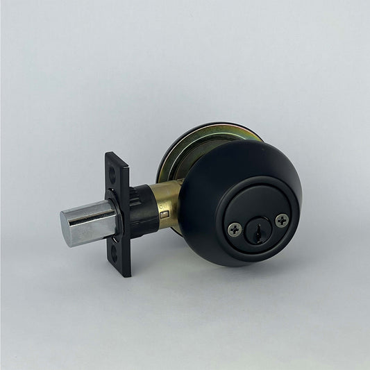 PorteGuard Door Lock - Double Dead Bolt - Matte Black - CDH-11-DBD2-MB
