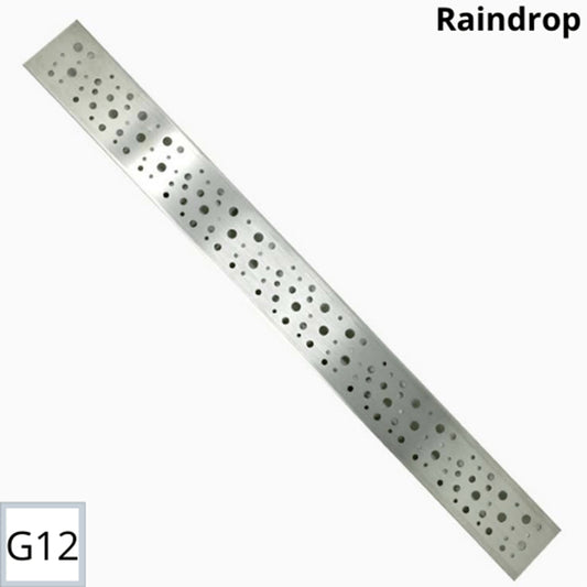 Linear Shower Drain – Raindrop Design