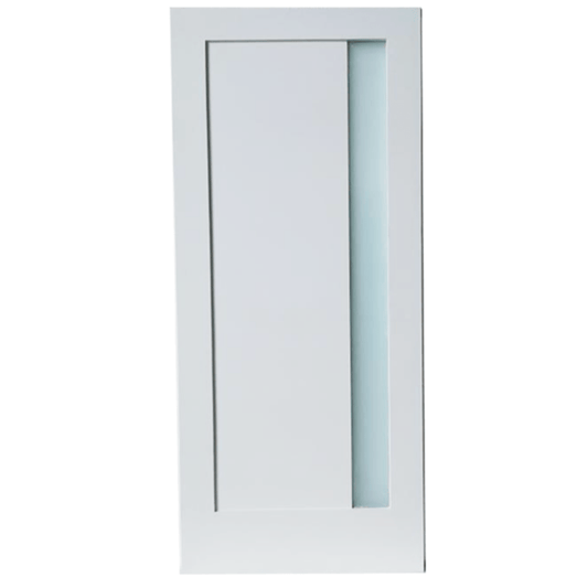 Slim Lite Modern Interior Door – Clear Glass Panel $169.99