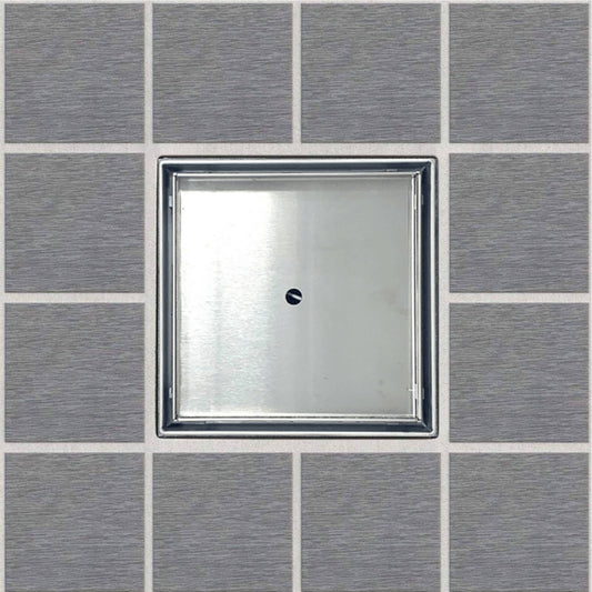 Square Shower Drain – Tile-In Design
