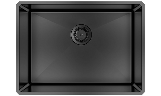Z&M Single Bowl Undermount Kitchen Sink (Silver & Black Options)