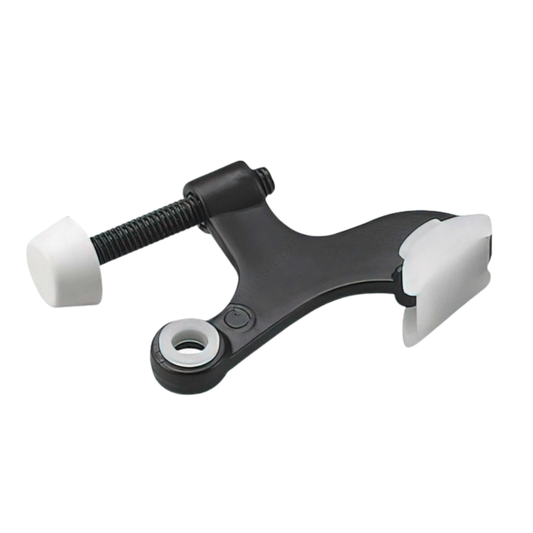 Heavy-Duty Hinge Pin Door Stop- Available in Black and Brushed Nickel Color-$3.99