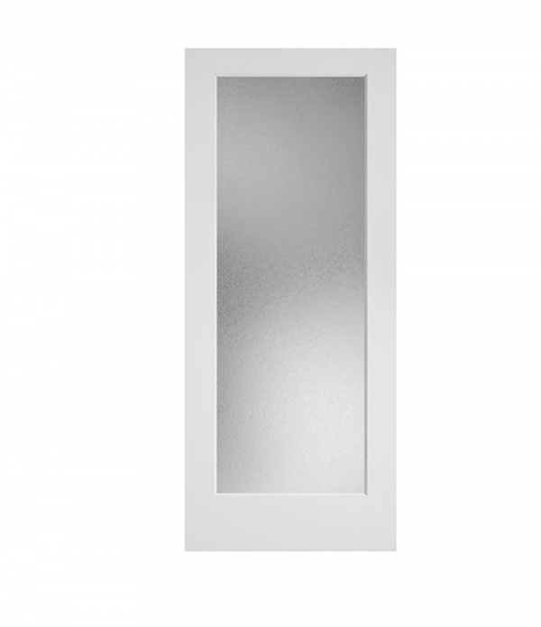 Frosted Glass 1-Panel Solid Core Door