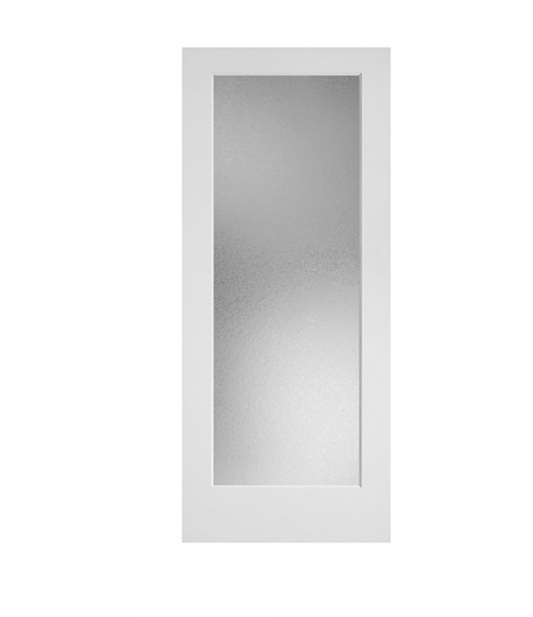 Frosted Glass 1-Panel Solid Core Door