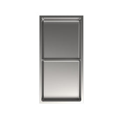 Z Stainless Steel Shower Niches – Black & Silver (12X24 Single/Double, 12X12)