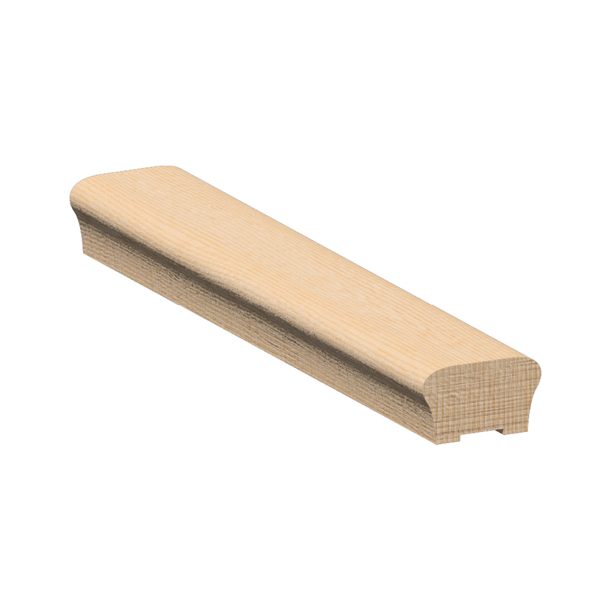 Handrail Oak With Groove 3 X 1 3 4 - Bread - M522