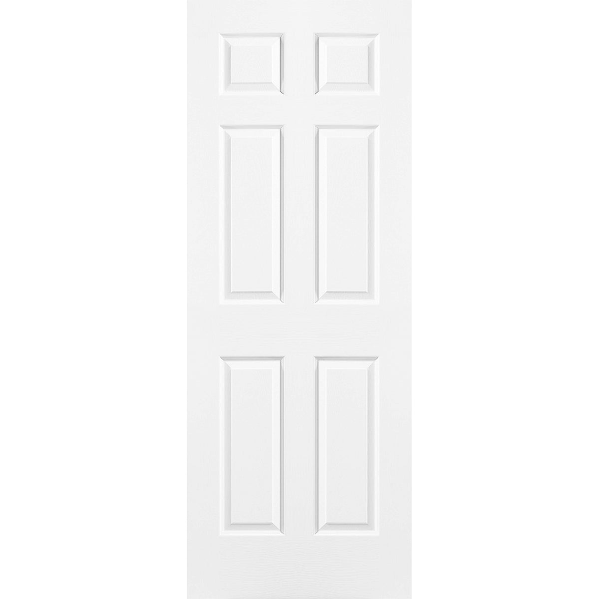 6 Panel Interior Door Wood Grain (Hollow Core)