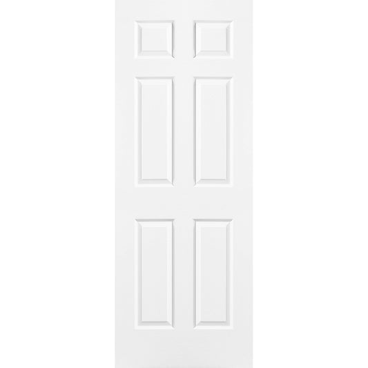 6 Panel Interior Door Wood Grain (Hollow Core)