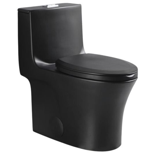 Dureno One Piece Toilet – Matte Black (T206MB)
