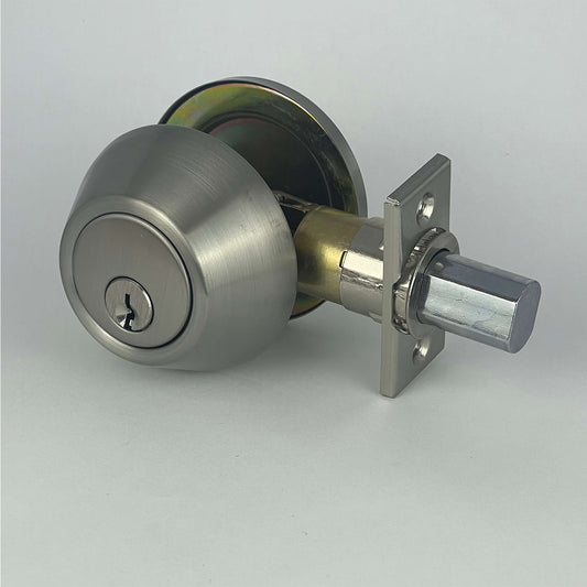 PorteGuard Door Lock - Single Dead Bolt - Satin Nickel - CDH-11-DBD1-SN