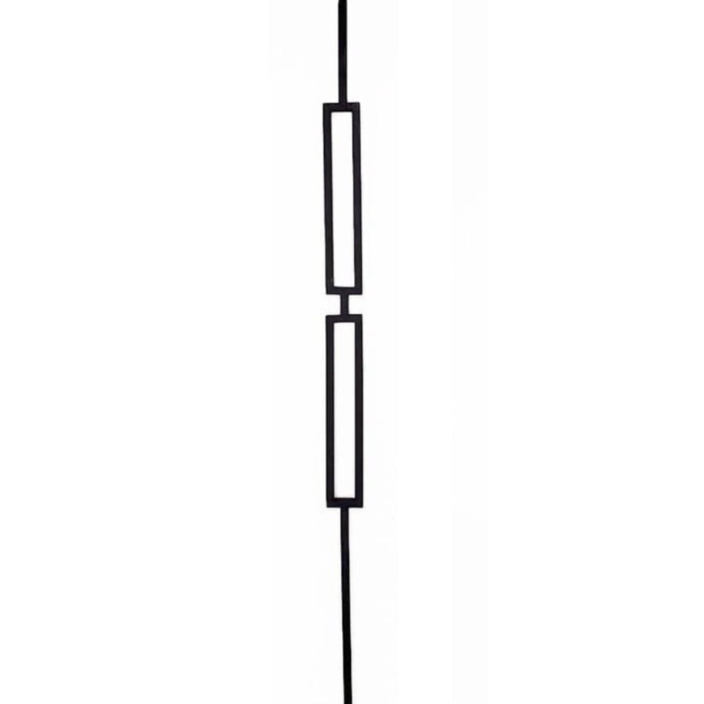 Spindle Iron Matt Bar Double Narrow Rectangle – DNR030-HMB