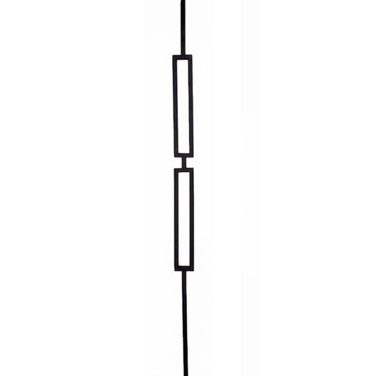 Spindle Iron Matt Bar Double Narrow Rectangle – DNR030-HMB
