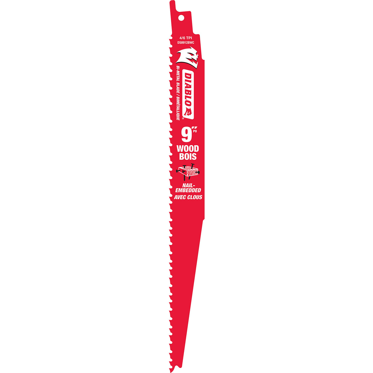 Diablo - DS0912BWC - Bi-Metal Reciprocating Saw Blade 9 4 6 TPI