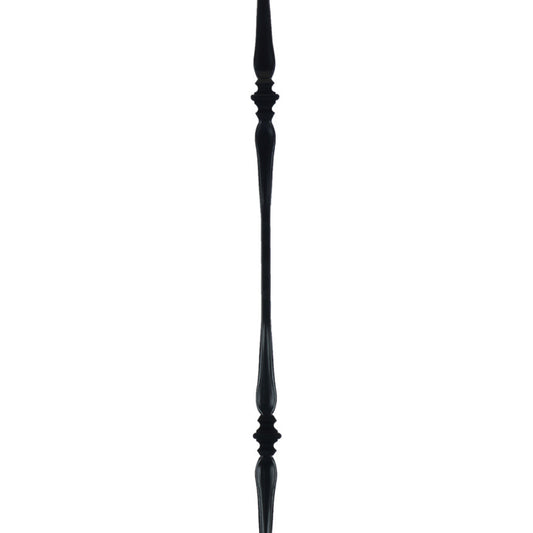 EURO – Iron Spindle Double Spoon Black – PT132D44B