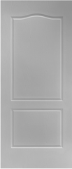 Fire-Rated 2-Panel Arch Top Solid Door – Textured Finish  $279.99