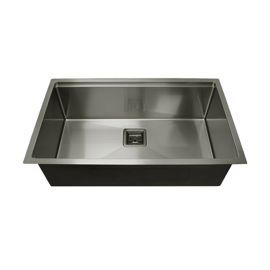 32" Workstation Under Mount Single Bowl Kitchen Sink in 16 Gauge – UNS3000P