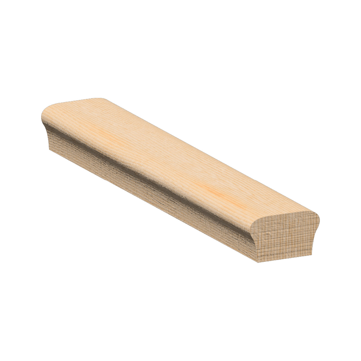Handrail Oak No Groove 3 X 1 3 4 - Bread - M517