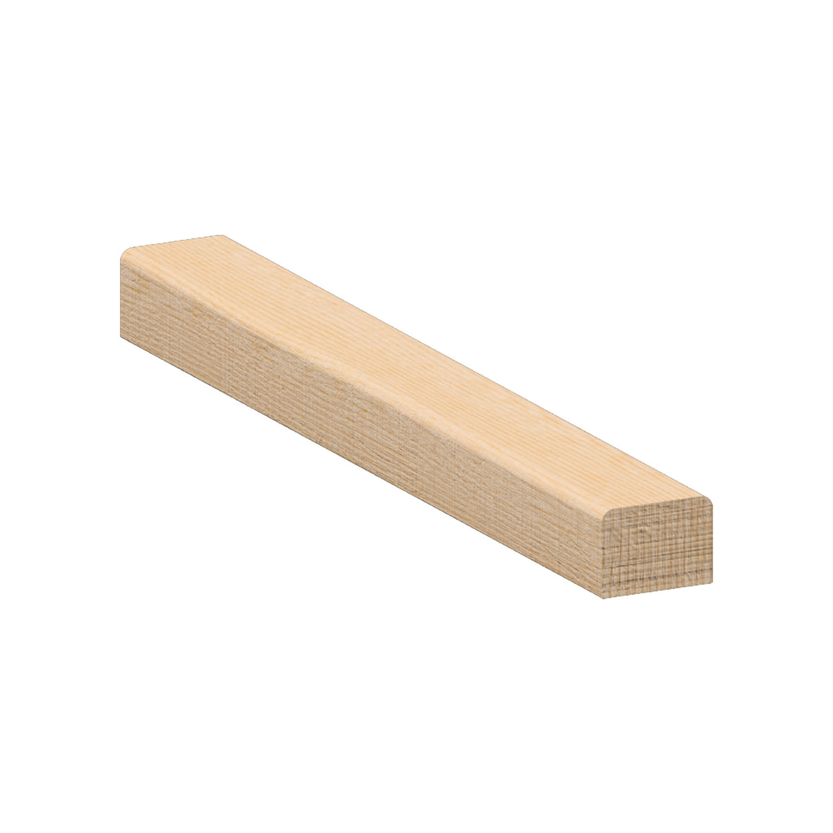 Handrail Oak No Groove 2 1 4 X 1 5 8 - Square - M515