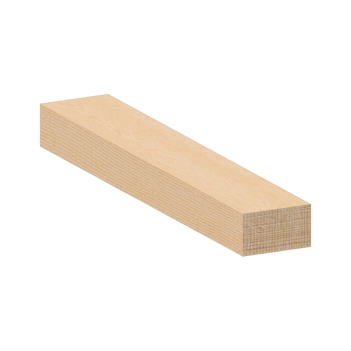 Handrail Oak No Groove 3 X 1 5 8 - Square - M519