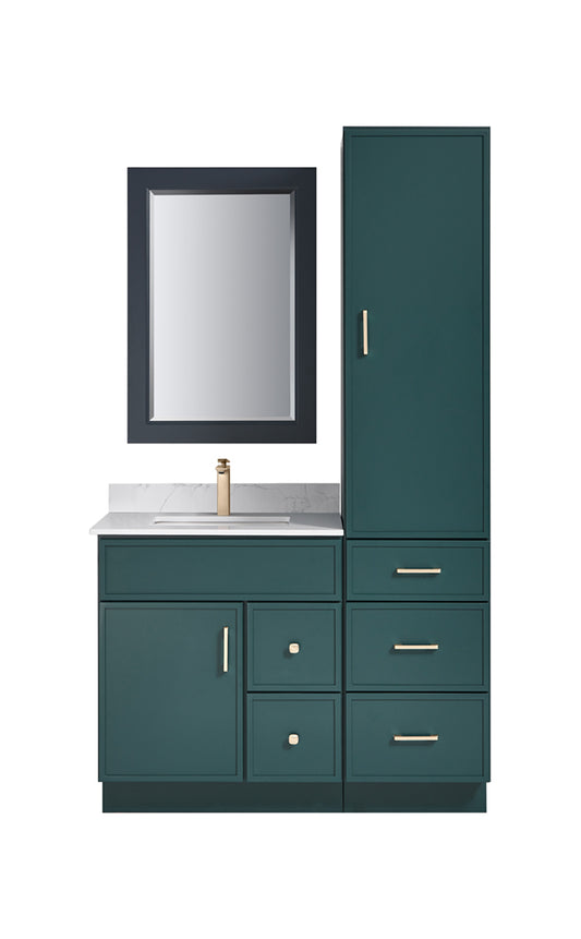 Tesoro Green Slim Shaker Vanity-$519.99 – $1,399.99