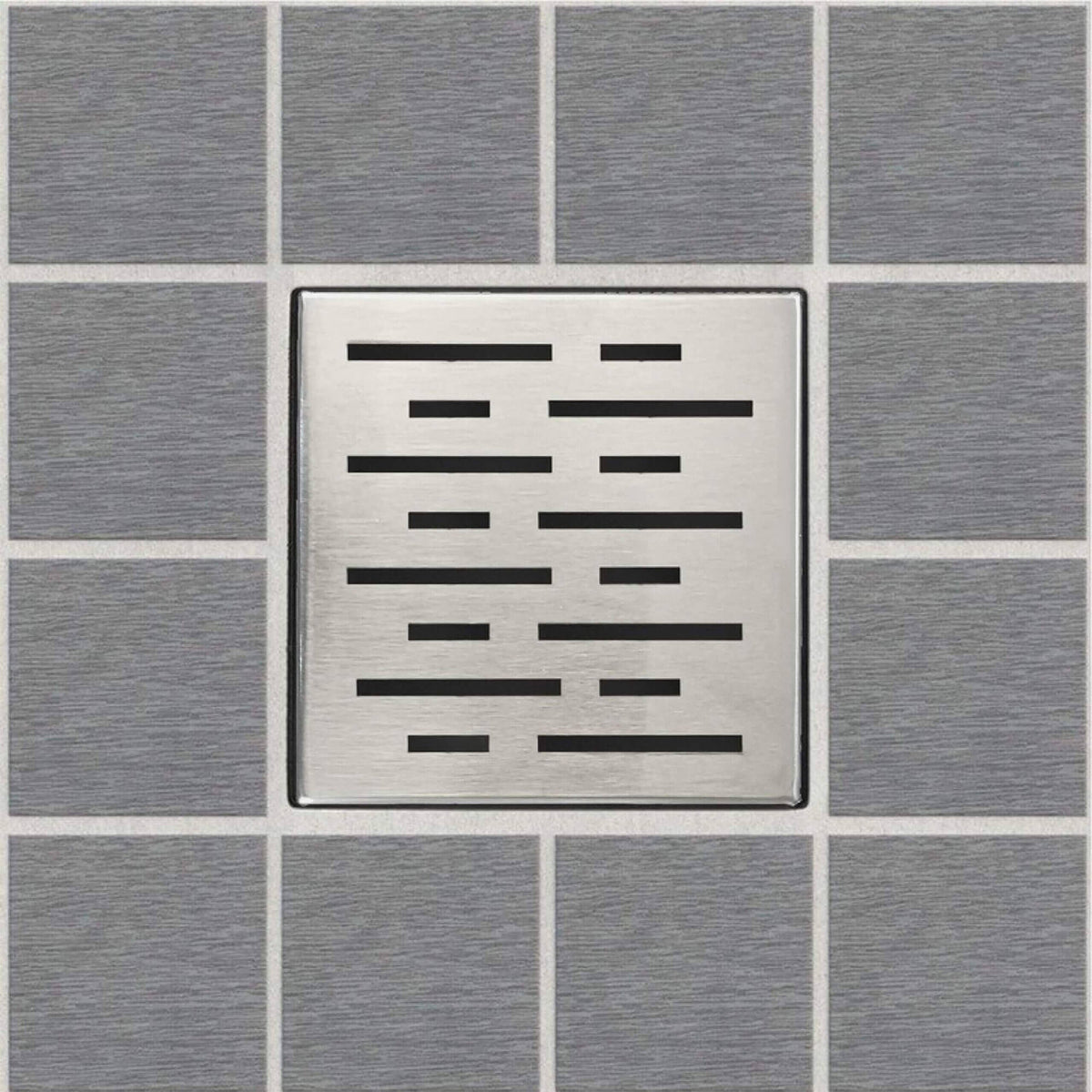 Square Shower Drain – Slim Strip Design