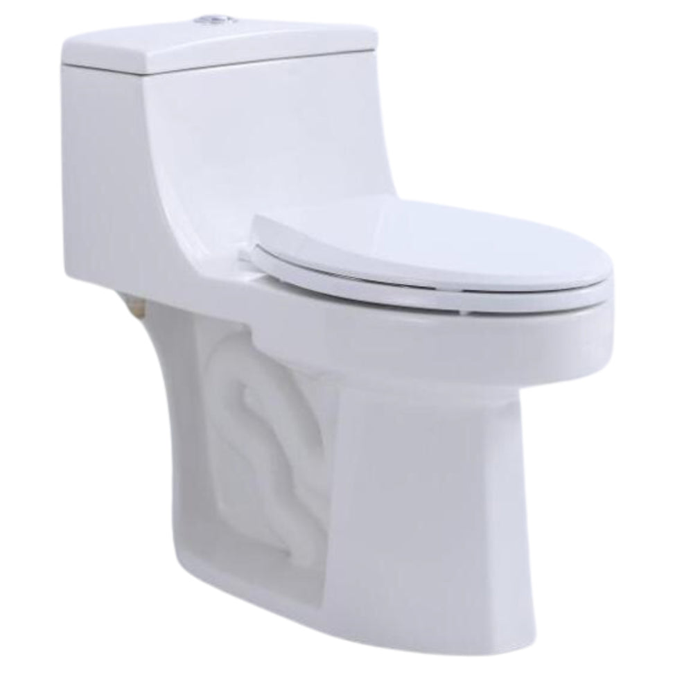 One Piece Toilet – White Gloss (T205W)