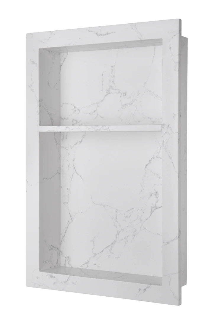 Quartz Carrera Shower Niches 14" x 22"
