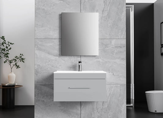 Wall-Mounted Vanities (24” / 30” / 36”) -Multiple Colors