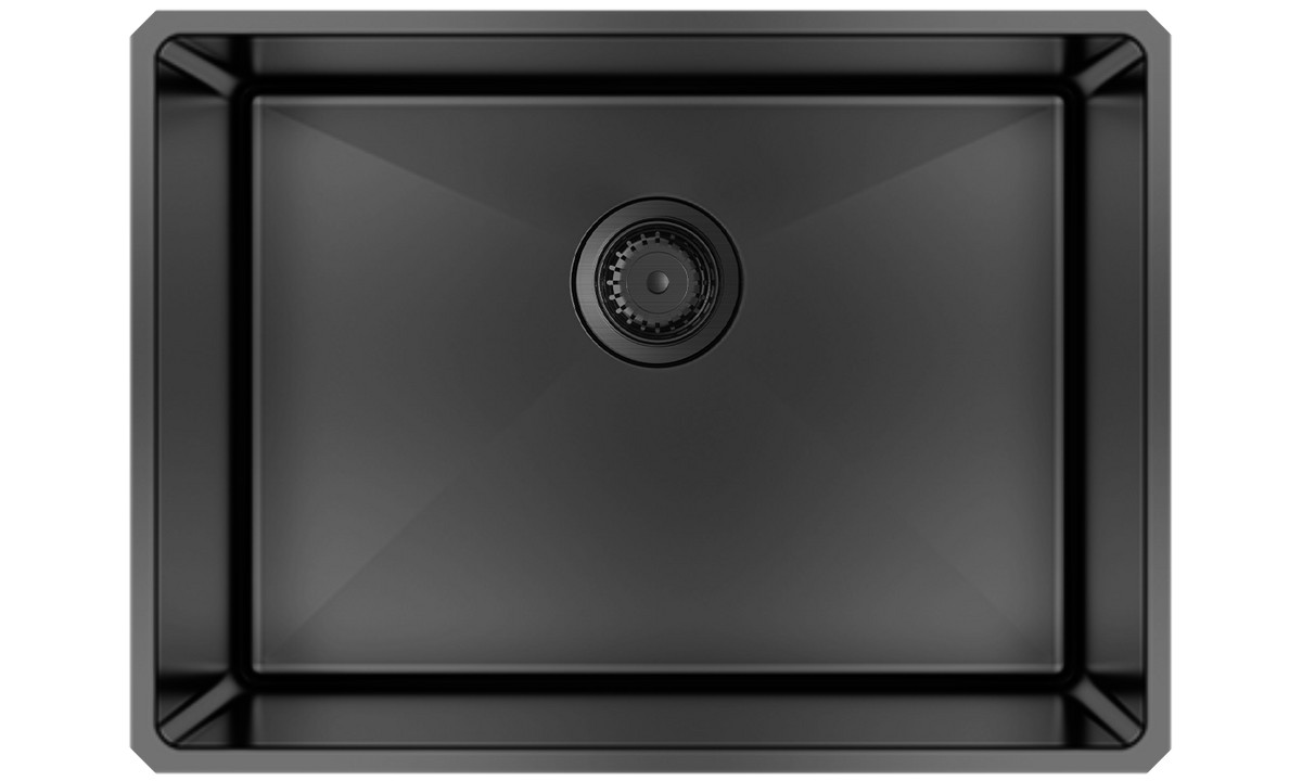 Z&M Single Bowl Undermount Kitchen Sink (Silver & Black Options)