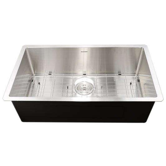 30" MISSION Undermount Kitchen Sink – 18G Single Bowl – UN2800
