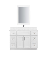 Tesoro White Shaker Vanity-$519.99 – $1,399.99