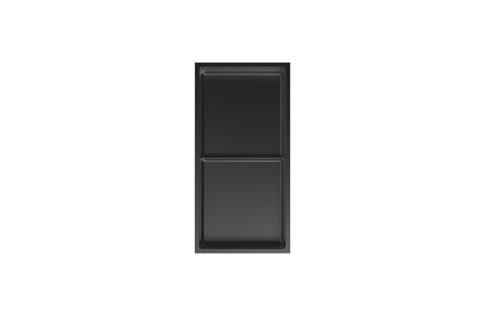 Double Niche – Stainless Steel - Multiple Colors (23.62″ x 11.81″ x 3.94″)