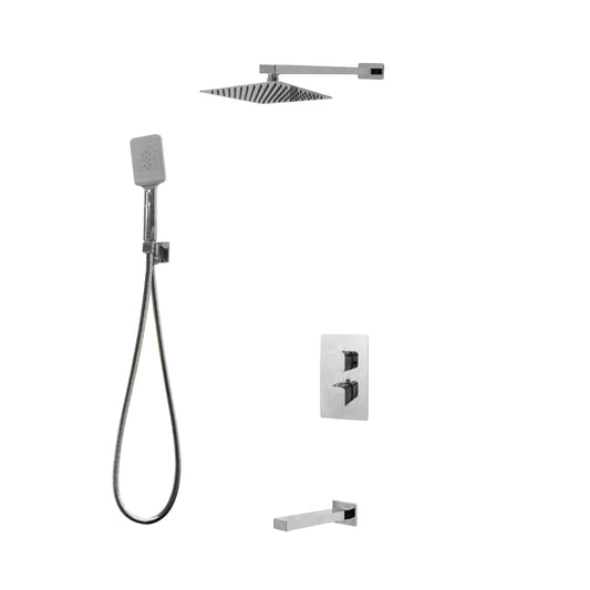 DIAMOND Three Way Thermostatic Shower System - Kit 4