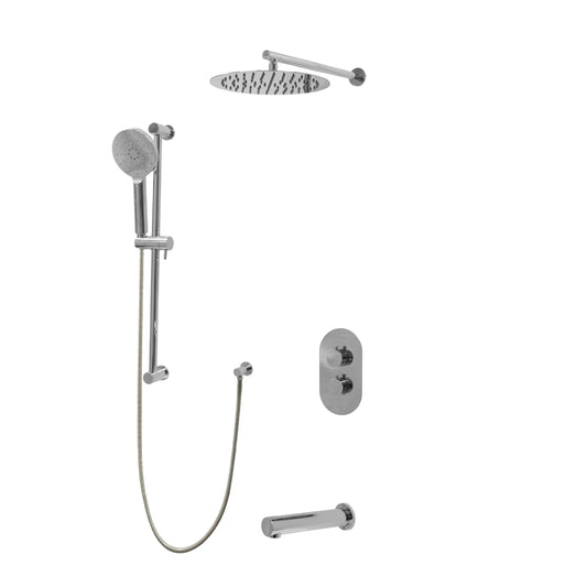 CRYSTAL Three Way Thermostatic Shower System