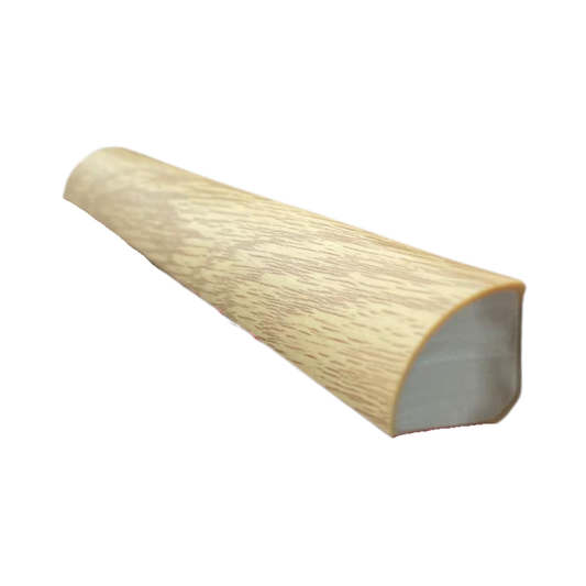Flex Quarter Round Shoe Moulding – Self Adhesive (1 1/4″ x 3/4″) Available in Oak & White Color- $3.99