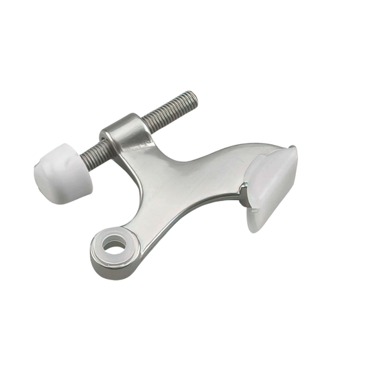 Heavy-Duty Hinge Pin Door Stop- Available in Black and Brushed Nickel Color-$3.99